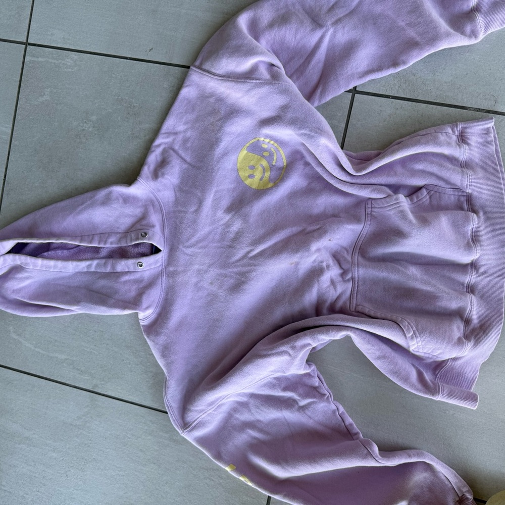 Purple Hoodie with Gold Logo